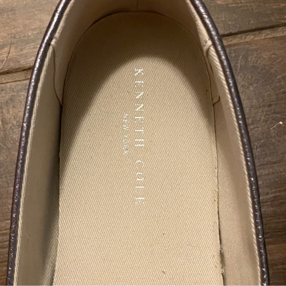 Kenneth Cole Cara Silver Espadrilles Size 9.5 - Picture 6 of 7